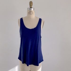 Low back scoop tank top